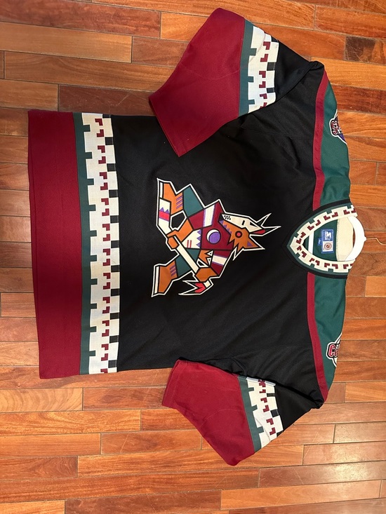 STARTER Other - STARTER Green Cream Maroon Hockey Collar with Woven Trim